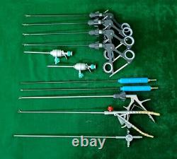 Addler Laparoscopic 3mmx330mm Surgery Set Endoscopy Surgical Instruments 11pc