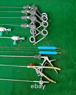 Addler Laparoscopic 3mmx330mm Surgery Set Endoscopy Surgical Instruments 11pc