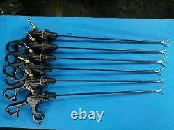 Addler Laparoscopic 5mm Grasper Dissector Forceps Surgical Instruments Set 6pcs