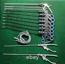 Addler Laparoscopic 5mmx330mm Surgery Set Endoscopy Surgical Instruments 11pc