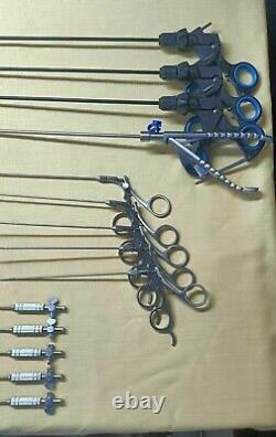 Addler Laparoscopic 5mmx330mm Surgery Set Endoscopy Surgical Instruments 23pc