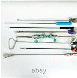 Addler Laparoscopic Basic Surgery Set Endoscopy Instruments 9pcs