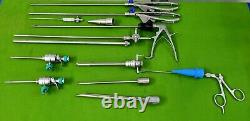 Addler Laparoscopic Mini Surgery Set Endoscopy High Quality Reusable Inst 13pc