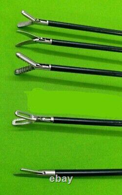 Addler Laparoscopic Surgery 5mmx330mm Basic Instrument Set Endoscopy Inst 5pc