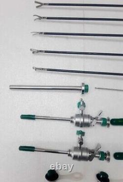 Addler Laparoscopic Surgery Set 5mm Laparoscopy Endoscopy Surgical Inst 16pc