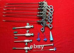 Addler Laparoscopic Surgery Set 5mmx330mm Endoscopy Surgical Instruments 15pc