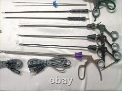 Addler Laparoscopic Surgery Set 5mmx330mm Reusable Surgical Instrument 17pc