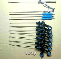 Addler Laparoscopic Surgery Set Endoscopy 3mm Surgical Instruments Set Of 12