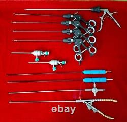 Addler Laparoscopic Surgery Set Endoscopy 3mmx330mm Surgical Instruments 11pc