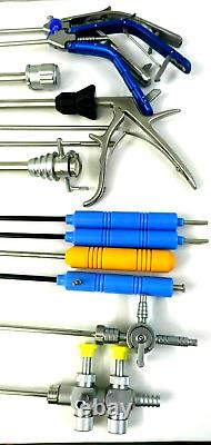 Addler Laparoscopic Surgery Set Endoscopy 5mm X 330mm Surgical Instrument 12 Pcs