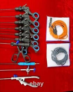 Addler Laparoscopic Surgery Set Endoscopy 5mmx330mm Surgical Instruments 14pc