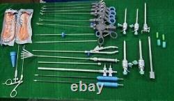 Addler Laparoscopic Surgery Set Endoscopy 5mmx330mm Surgical Instruments 24pc
