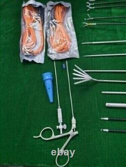 Addler Laparoscopic Surgery Set Endoscopy 5mmx330mm Surgical Instruments 24pc