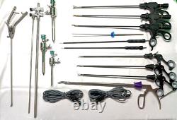 Addler Laparoscopic Surgery Set Endoscopy Laparoscopy Surgical Instruments 17pc