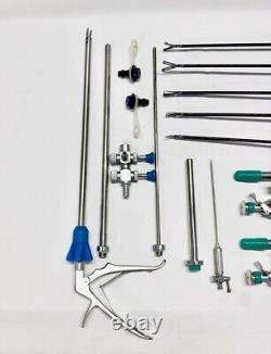 Addler Laparoscopic Surgery Set Laparoscopy 5mm Endoscopy Surgical Inst 16pc