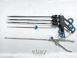 Laparoscopic 5pc Endo trainer Surgical Instruments Set SS 5mmx330mm CE approved