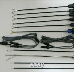 Laparoscopic Bipolar Grasper Fan Retractor L Hook Surgical Instruments Set 12Pc