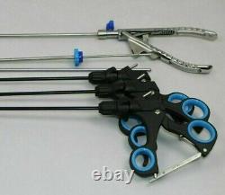 Laparoscopic Endo Trainer Needle Holder Grasper Training Instruments Set 6Unit