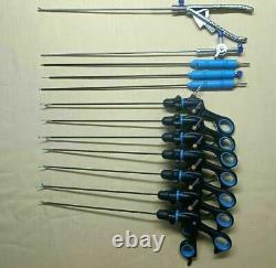 Laparoscopic Endoscopy Surgery Set 3mmx330mm Reusable Surgical instruments 12 Pc