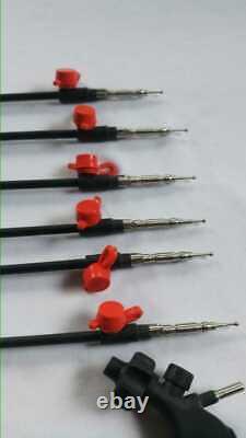 Laparoscopic Storz Type Grasper Scissors Forceps Click Line Inserts Set 18Pc 5mm