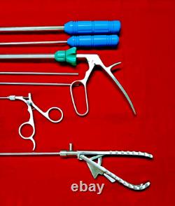 Laparoscopic Surgery Set 5mm/10mm Stainless Steel Instruments Best Quality