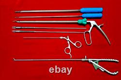 Laparoscopic Surgery Set 5mm/10mm Stainless Steel Instruments Best Quality