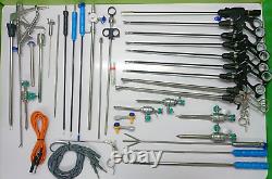 Laparoscopic Surgery Set 5mmx330mm Endoscopy Reusable Surgical Instruments -34pc