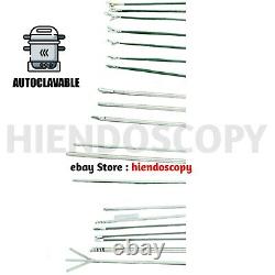 Laparoscopic Surgery Set 5x330mm Laparoscopy Endoscopy Surgical Instruments 34pc