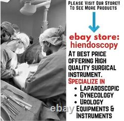 Laparoscopic Surgery Set 5x330mm Laparoscopy Endoscopy Surgical Instruments 34pc