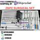 Laparoscopic Surgery Set Laparoscopy Endoscopy Surgical Instruments 26-pc New