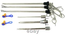 Laparoscopic Surgery Set Laparoscopy Endoscopy Surgical Instruments Set 8Pc 10mm