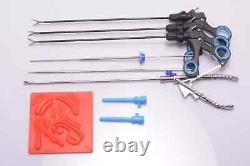 Laparoscopic Training Kit complete Set 5mmx330mm Laparoscopy Surgical Instrument