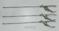 Laparoscopic V-Type Needle Holder Driver Straight Surgical Instruments Set 5mm