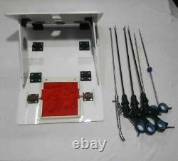 Laparoscopic Virtual Endo Trainer Box Suture Practicing Surgical Instruments Set