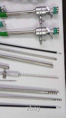 NEW Laparoscopic Surgery Set of 26Pcs Laparoscopy Endoscopy Surgical Instruments