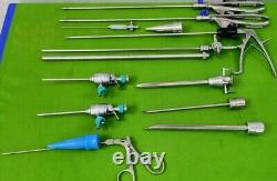 Precision Laparoscopic Mini Surgery Set 19pc Endoscopy Instruments Bundle 5m