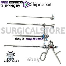 Urology Instruments Stone Punch Forceps Set Sheath and Visual Obturator Storz